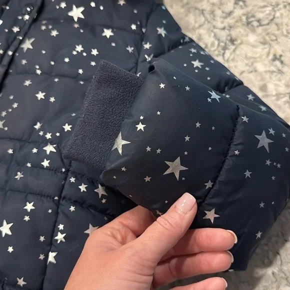 Kids Starry Night Puffer Jacket - Picture 4 of 11